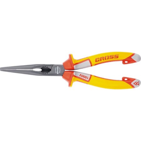 GROSS 17177 long -folded longboops, straight, dielectric handles up to 1000 V, 205 mm