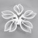 Causteen with PDU 1830/5SL LED 130W 3000-6000K Dimmer silver 62x62x7.5 cm Bayerlux