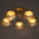Akvil chandelier 5he27 40W gold 45x15x22 cm Bayerlux