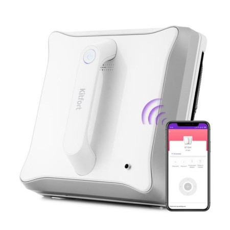 Robot Mail of Windows KitFort KT-564, 72 W, cord 4.1 m, charging 2 hours, white