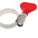 Clamp with the "lamb" Zein English, diameter 16-27 mm, width 9 mm, stainless steel