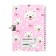 Gift notebook, 45 sheets, line, on the castle, on the crest, bears (17.8x13cm)