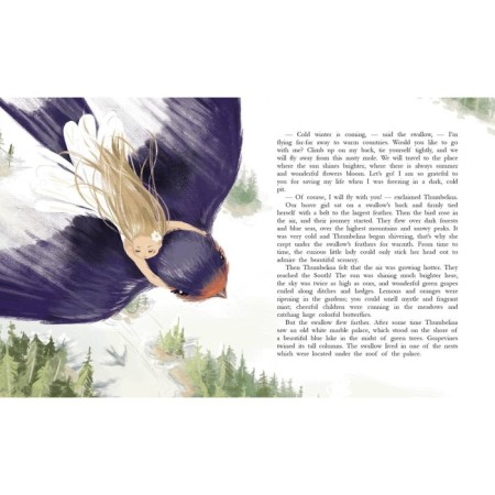 Foreign Language Book. Thumbelina in English. language. Grimm Ya.-1