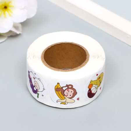 Stick Paper "Charming crumbs" d = 2.5 cm 500 pcs in a rolon 3x6x6 cm-3