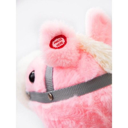 Horse Railway Capacked Amarobaby Prime, with wheels, 63x35x60 cm, pink color-4