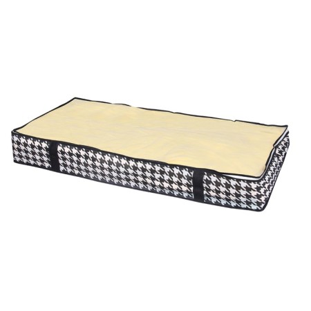 Cofr for storage "Petit", 107x46x15 cm, black and white