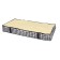 Cofr for storage "Petit", 107x46x15 cm, black and white