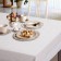 Finished tablecloth Meiwa, rectangular, 152 x 320 cm, white color