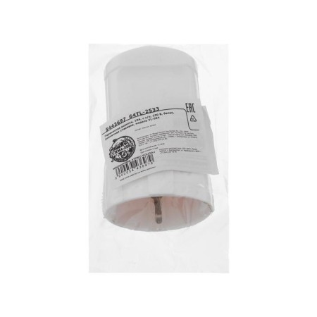 Portable socket, 10a, with salary, 220 V, white, retail packaging-3