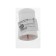 Portable socket, 10a, with salary, 220 V, white, retail packaging