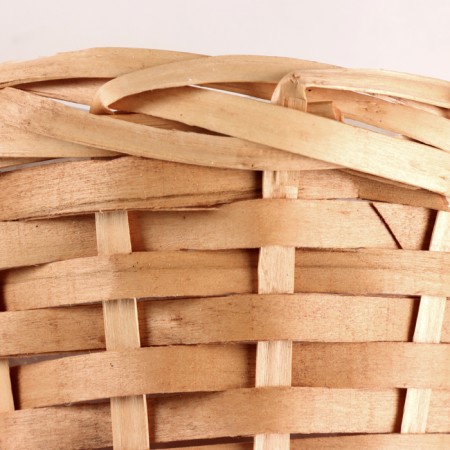 Wicker basket, d15x13xh42cm, natural, willow-3
