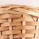 Wicker basket, d15x13xh42cm, natural, willow