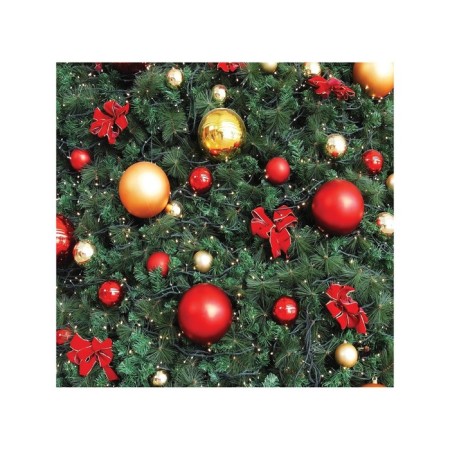 Organizer in a bath on suction cups “Christmas tree in balls”, for storing toys and trifles, size 33x39 cm-1