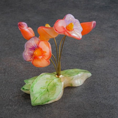 Souvenir "Bouquet", 5 flowers, with painting-1