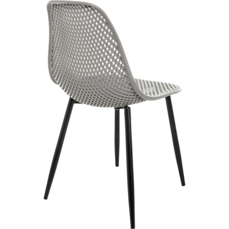 STULL OF A METAROCAC VERO Metal/Plastic, Black/Gray 47x52x84 cm-3