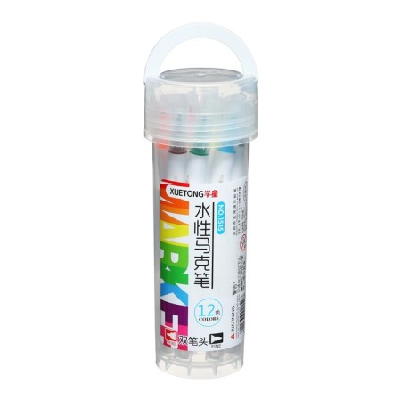Set of markers for sketching bilateral 12 pieces/12 colors-7