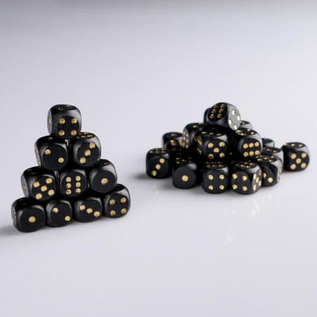 Player bones 1.6 x 1.6 cm, packing 100 pcs