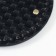 The basis for knitted products to the leatherette "round braid" black 15x15 cm