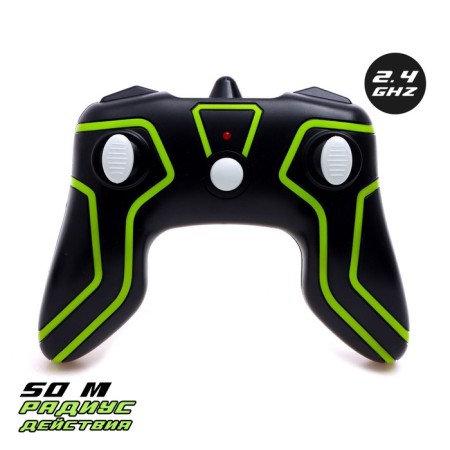 Radio-controlled car-controlled “Tricky” car, works on the battery, the color is green-3