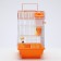 A cage for rodents with filling RT-3, 30 x 23 x 39 cm, orange (packing 12 pcs)
