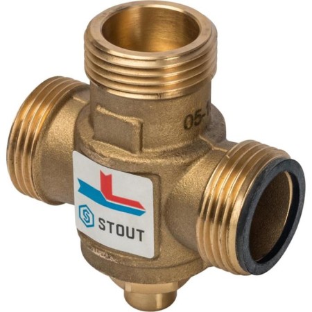 Mixing valve Stout SVM-0050-327007, 1 "X1 1/2" X1 ", internal/external/internal, 70 ° C-3