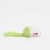 Toy for cats "Small Mouse" two -tone, 5 cm, white/green