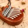 Kalim "cat" Music Life, 8 reeds, 5.5 x 7.5 x 1.8 cm, wood