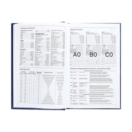 Deliciper of Leduced A5, 160 sheets, boumvinyl cover, blue-8