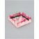 Cookie box, confectionery packaging, "with love", 12 x 12 x 3 cm