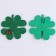 Clover with God's cow, set of 5 pcs.