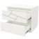 Bedside table "Adeline", 500 × 340 × 440 mm, color is white