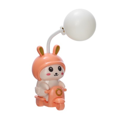 Night "Bunny" LED 2W USB AKB Pink 7.5x9.5x32 cm Risalux-10