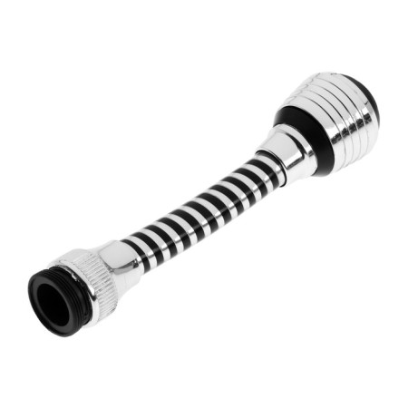 Zein Z3602 aerator, rotary, on a hinge, flexible, 2 modes, chrome/black-6
