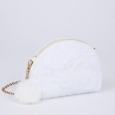 Bag's bag with lightning, white color