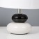 Board Lamp "Balance" E14 40W white-black 17.5x17.5x23 cm Risalux