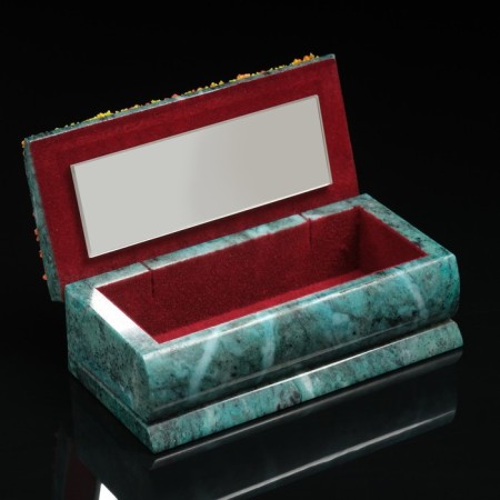 Casket "Autumn" 15x7x5.5 cm, stone baby, coil-6