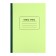Book of accounting, 96 sheets, cardboard cover 7B, newspaper block, line, green color (imitation)