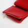 Women's wallet on magnet, red color