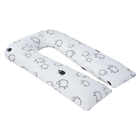 Pillowcase to the U-shaped pillow for pregnant women, size 35 × 340 cm, sheep