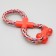 Toy training cable "eight with a bone", up to 25 cm to 135 g, mix of flowers