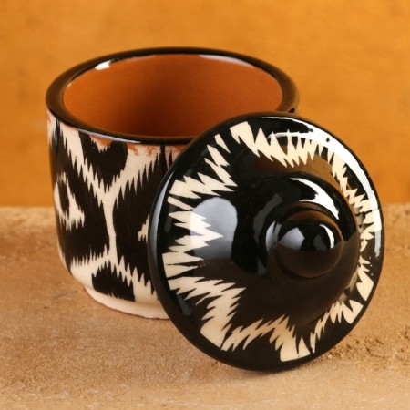 Jar for spices Rishtan ceramics, atlas, 100 ml-1