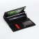 Women's wallet on a magnet, black color