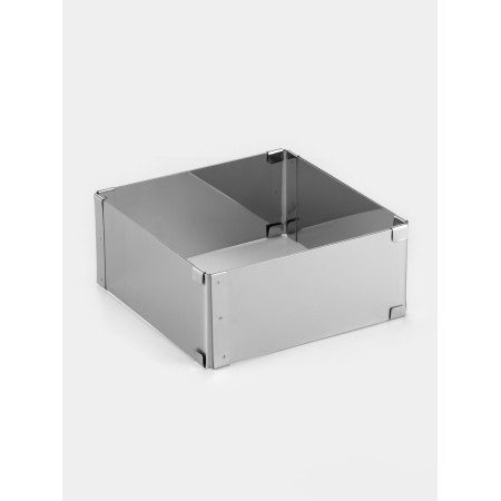 Baking form with sizes “square”, h -6.5 cm, 16x16 - 28x28-4