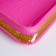 Inflatable sandbox with sparkles, 60x45 cm, bright pink color