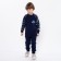 Sports suit (sweatshirt, trousers) for a boy, color blue camouflage/dark blue, height 152 cm