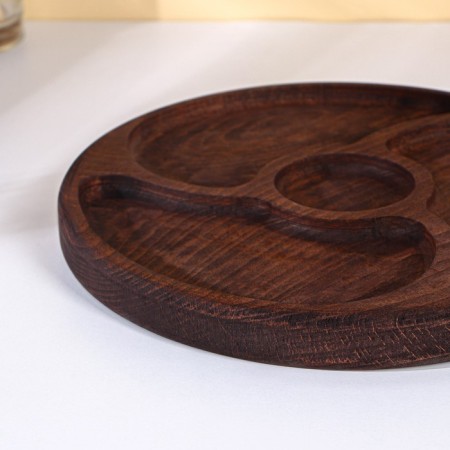 ADELICA “Yin and Yan”, 4 sections, D = 25 cm, dark beech-2