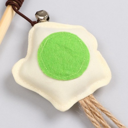 Domestica-pitch from eco-material "Star with feathers"-2