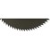 CHAMPION C5112 trimmer knife, with acute -angled teeth, 80 teeth, 230x25.4 mm