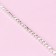 Chain with rhinestones, metal, glass, 2.5 mm, 9 ± 1 m, silver color