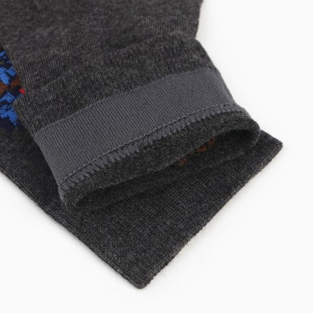 Male socks, gray/bear, size 44-45-3